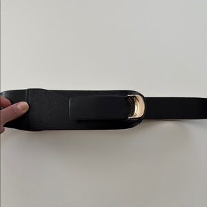 White House Black Market Black and Gold Belt